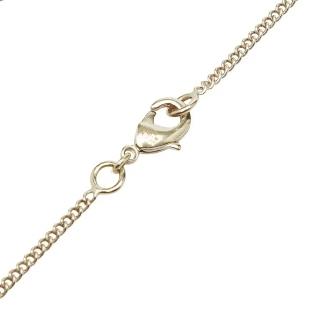 Chanel Cc Logo Heart Pendant Necklace #256799C96B